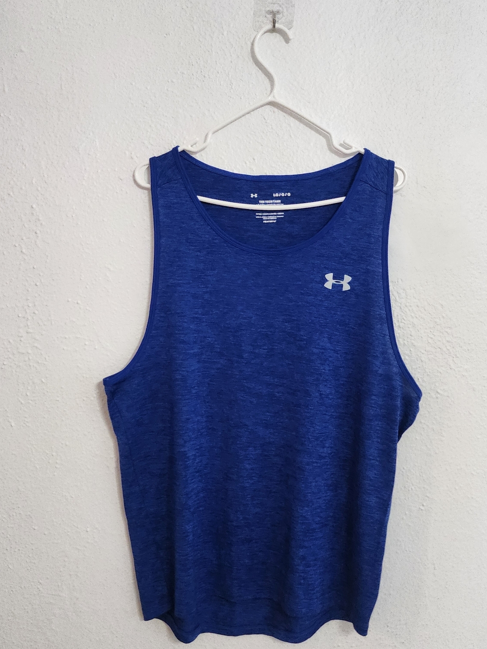 Under Armour Men’s Royal Blue Athletic Workout Training Sleeveless Tank Top